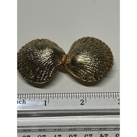 Unbranded Accessories - Unbranded Seashell Belt Buckle Women OS Gold Nautical Mermaidcore Coastal Beachy